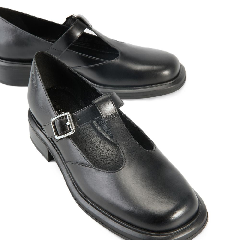 Vagabond Women's Ellis Shoes in Black Leather