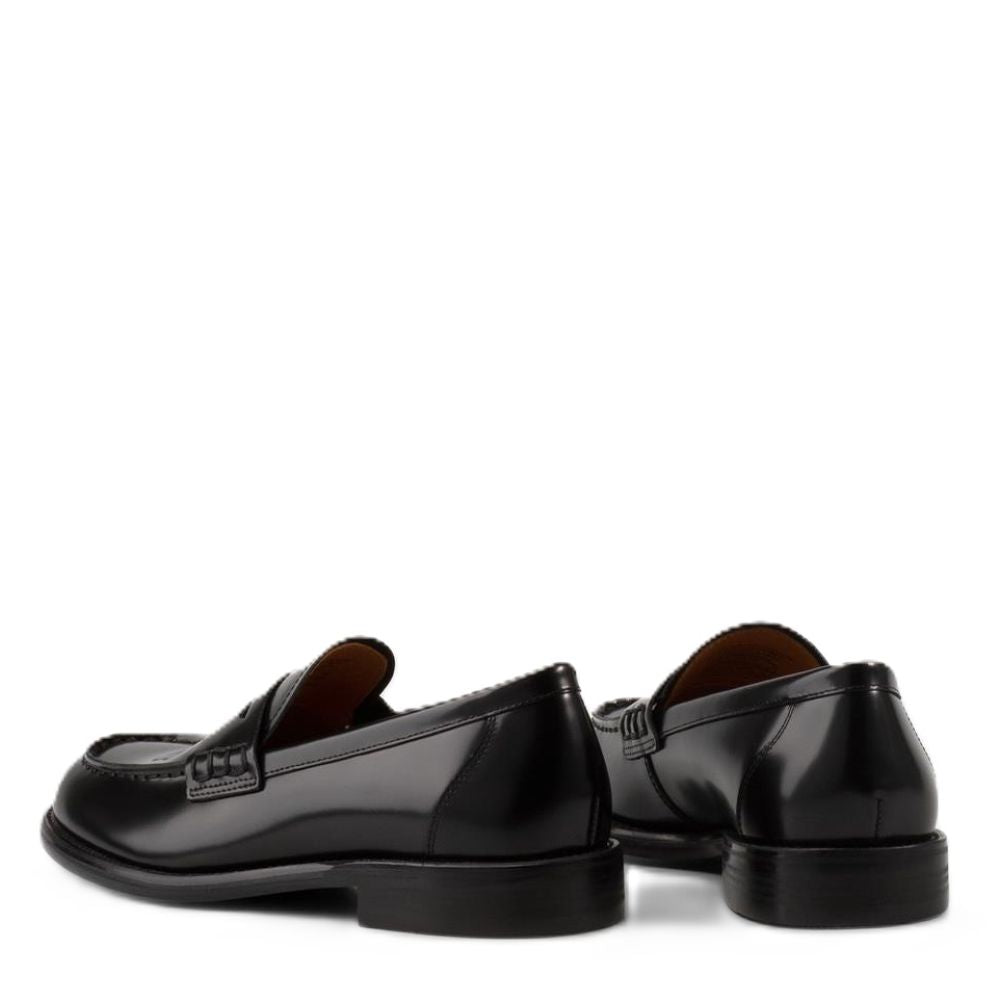 Vagabond Women's Linn Loafers in Black Polished Leather