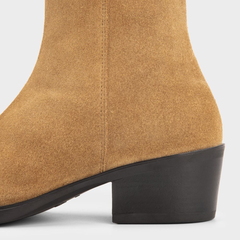 Vagabond Women's Kelsey Boots in Beige/Suede