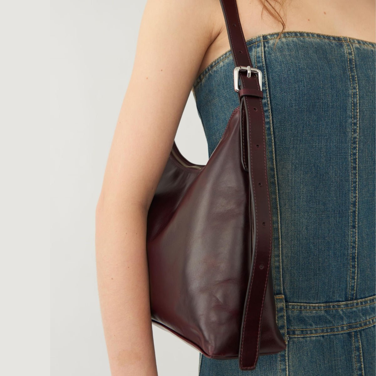 Vagabond Bari Bag in Dark Brown Leather - Getoutside Shoes