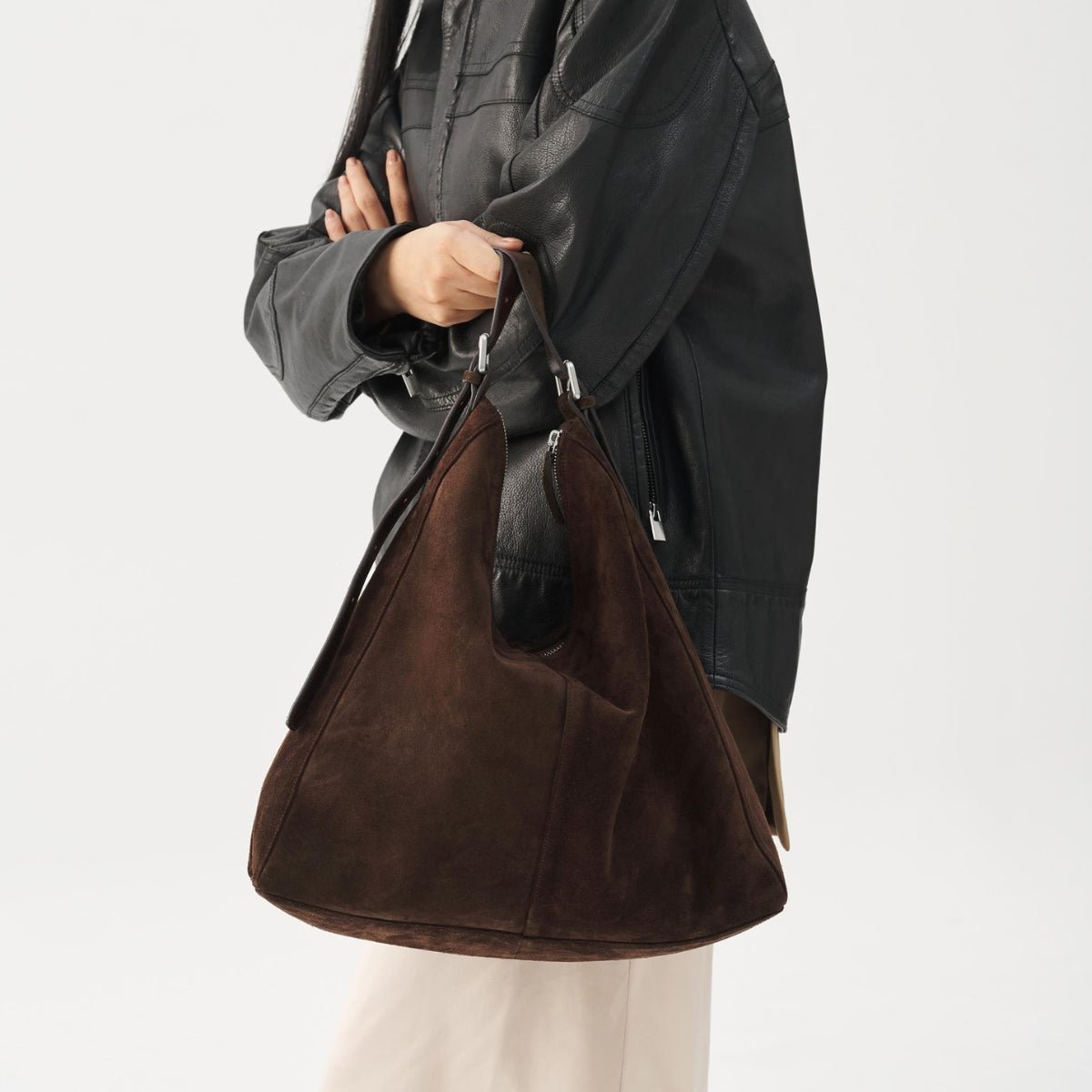 Vagabond Hilo Bag in Dark Brown Suede - Getoutside Shoes