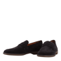 Vagabond Men's Troy Loafers in Dark Blue Suede - Getoutside Shoes