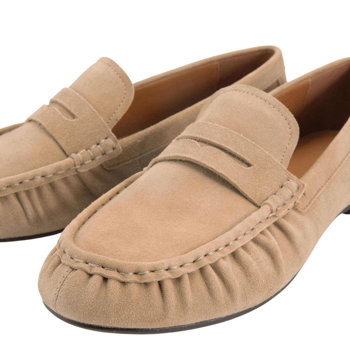 Vagabond Women's Aleya Loafers in Beige Suede - Getoutside Shoes
