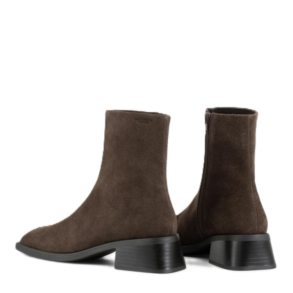 Vagabond Women's Blanca Boots in Dark Brown Suede - Getoutside Shoes