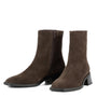 Vagabond Women's Blanca Boots in Dark Brown Suede - Getoutside Shoes