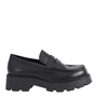 Vagabond Women's Cosmo 2.0 Loafers in Black Leather - Getoutside Shoes