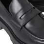 Vagabond Women's Cosmo 2.0 Loafers in Black Leather - Getoutside Shoes