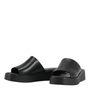 Vagabond Women's Danya Flatform Sandals in Black Leather - Getoutside Shoes