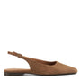 Vagabond Women's Delia Ballet Flats in Brown Suede - Getoutside Shoes
