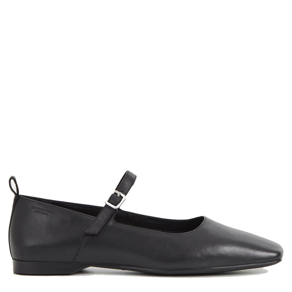 Vagabond Women's Delia Shoes in Black Leather - Getoutside Shoes