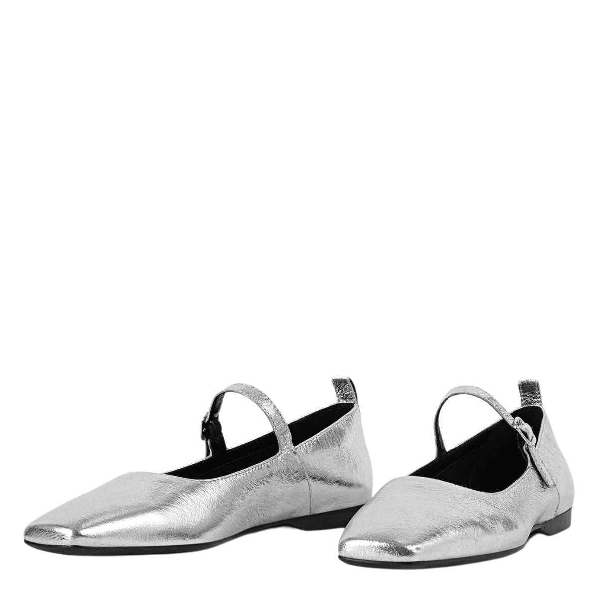 Vagabond Women's Delia Shoes in Silver Metallic Leather - Getoutside Shoes