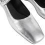 Vagabond Women's Delia Shoes in Silver Metallic Leather - Getoutside Shoes