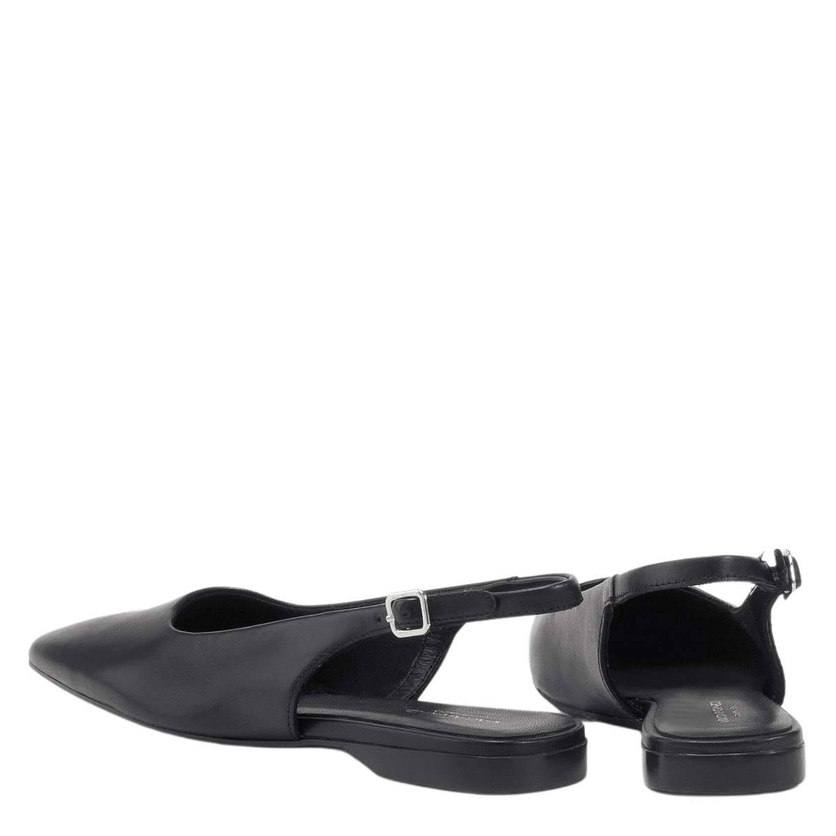 Vagabond Women's Delia Slingback Shoes in Black Leather - Getoutside Shoes