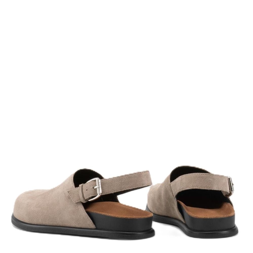 Vagabond Women's Effie Mules in Beige Suede - Getoutside Shoes