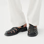 Vagabond Women's Ellis Sandals in Black Leather - Getoutside Shoes