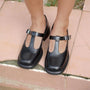 Vagabond Women's Ellis Shoes in Black Leather - Getoutside Shoes