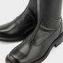 Vagabond Women's Ellis Tall Boots in Black Leather/Comb - Getoutside Shoes