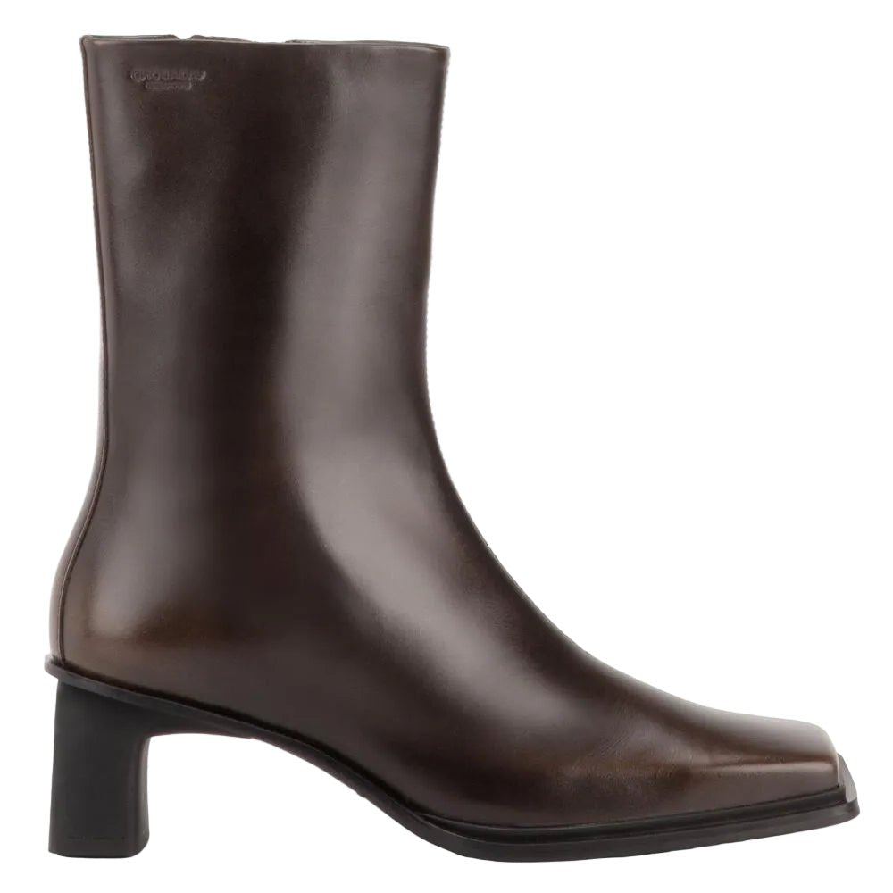 Vagabond Women's Elvina Ankle Boots in Brown Brush-Off Leather - Getoutside Shoes
