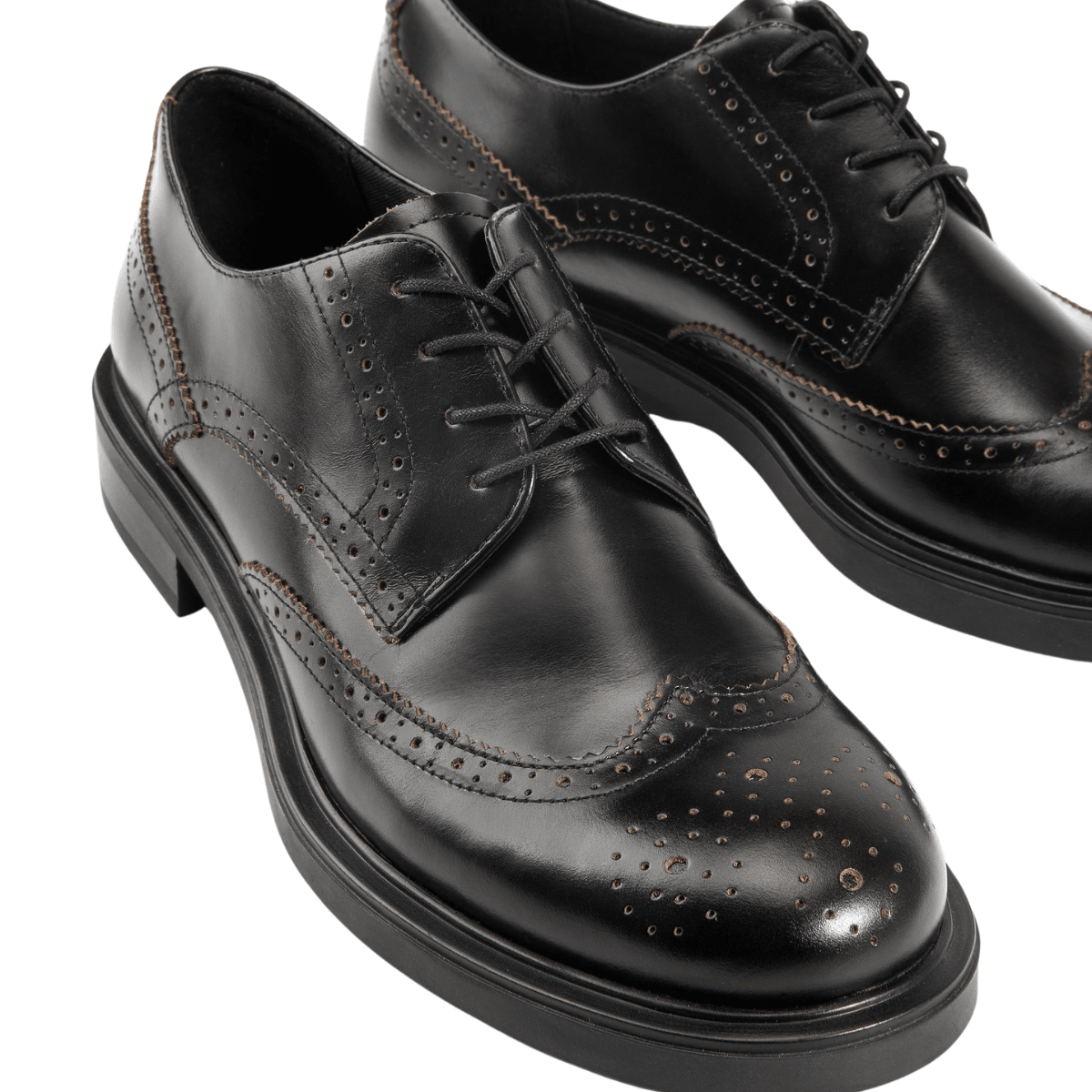 Vagabond Women's Freya Oxford in Black Contrast Edges - Getoutside Shoes