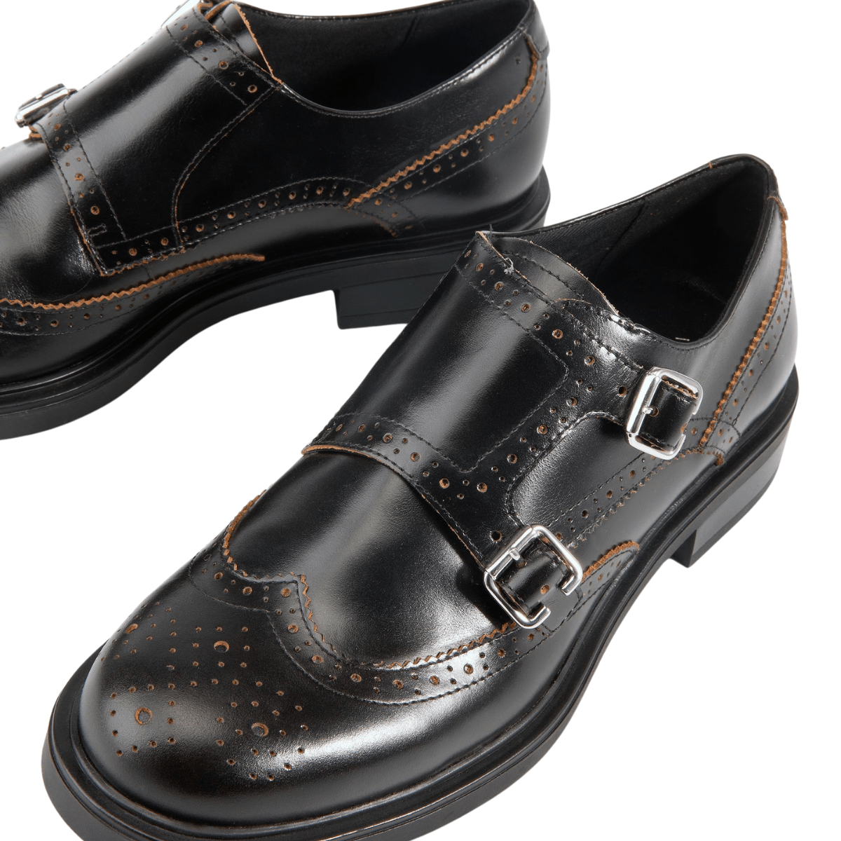 Vagabond Women's Freya Shoes in Black Contrast Edges
