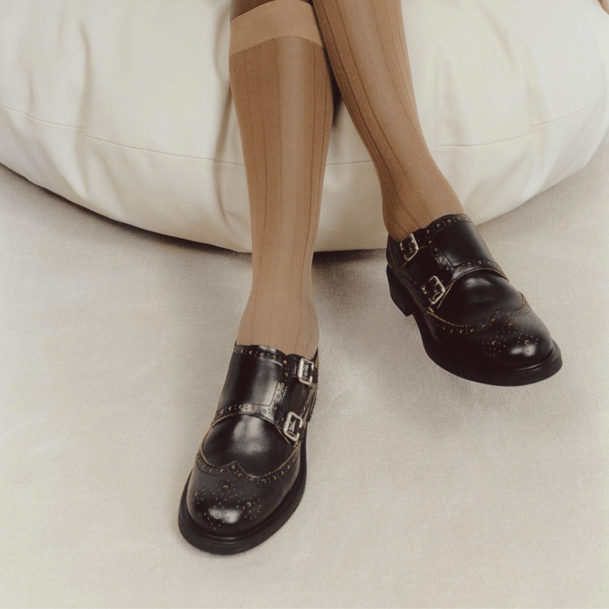 Vagabond Women's Freya Shoes in Black Contrast Edges