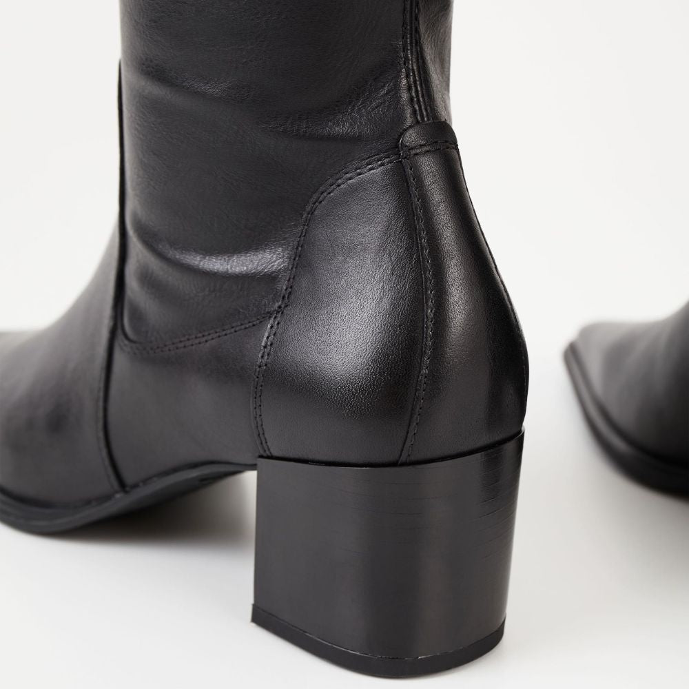 Vagabond Women's Giselle Tall Boots in Black Leather - Getoutside Shoes