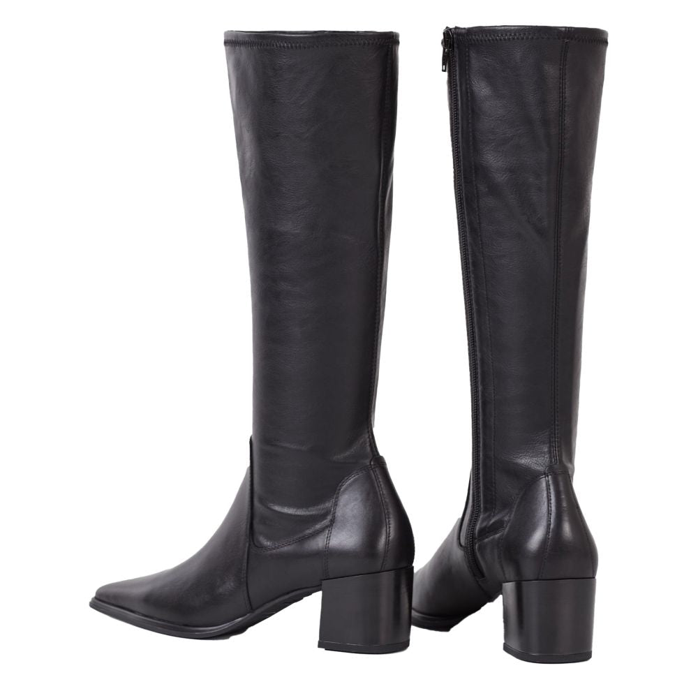 Vagabond Women's Giselle Tall Boots in Black Leather - Getoutside Shoes