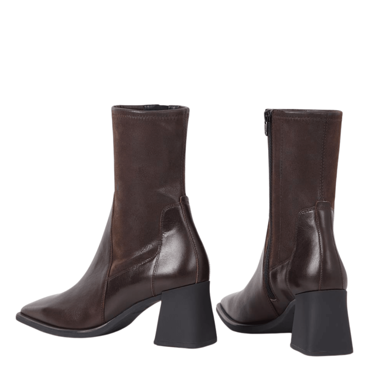 Vagabond Women's Hedda Stretch Boots in Brown Leather/Comb - Getoutside Shoes