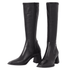 Vagabond Women's Hedda Tall Boots in Black Leather/Comb - Getoutside Shoes