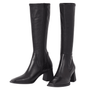 Vagabond Women's Hedda Tall Boots in Black Leather/Comb - Getoutside Shoes