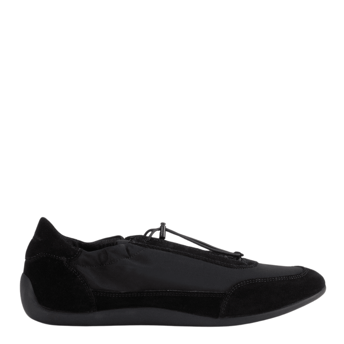 Vagabond Women's Hollie Sneakers in Black Suede/Textile - Getoutside Shoes