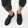 Vagabond Women's Hollie Sneakers in Black Suede/Textile - Getoutside Shoes