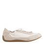Vagabond Women's Hollie Sneakers in Off White Suede/Textile - Getoutside Shoes