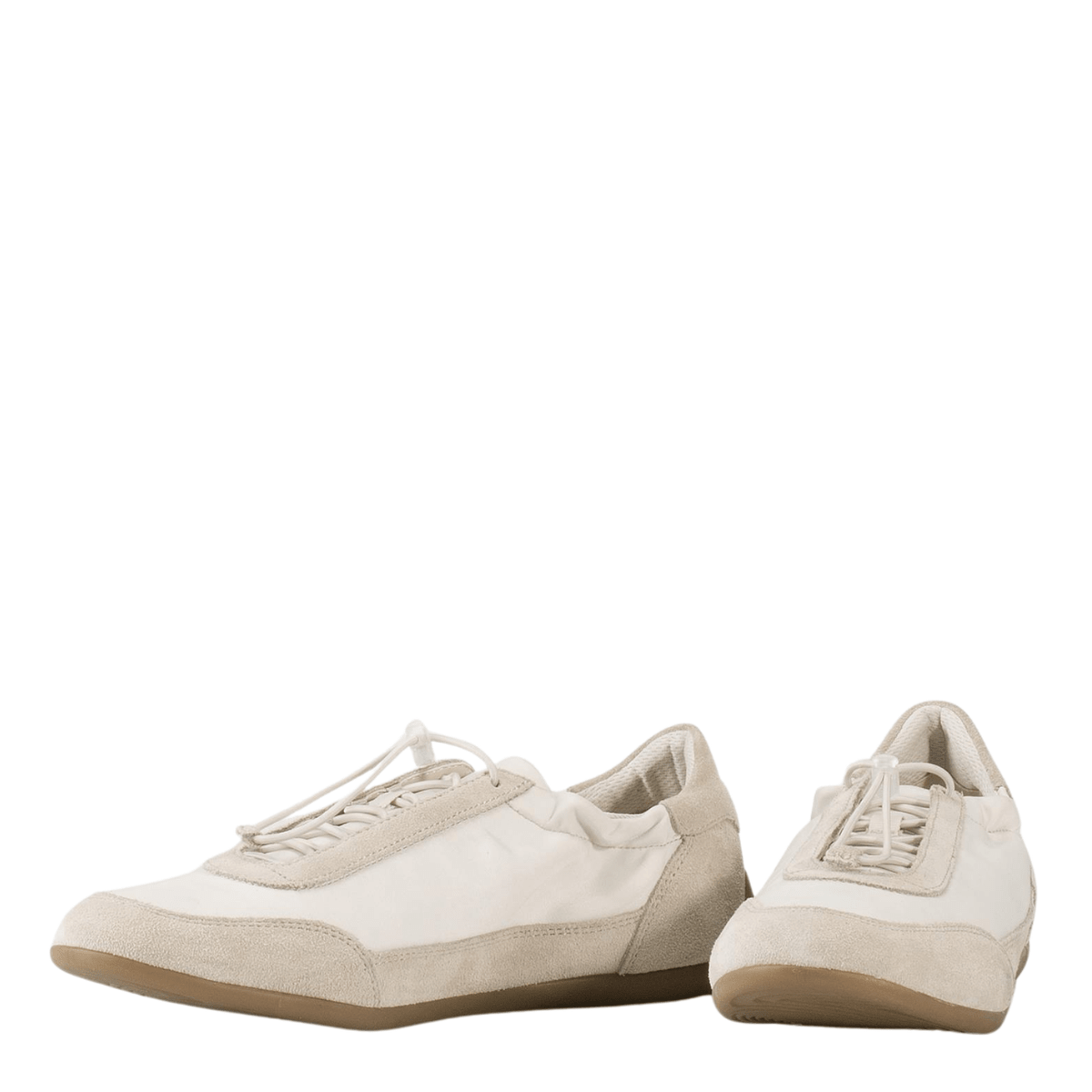 Vagabond Women's Hollie Sneakers in Off White Suede/Textile - Getoutside Shoes