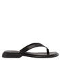 Vagabond Women's Izzy Sandals in Black Leather - Getoutside Shoes