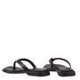 Vagabond Women's Izzy Sandals in Black Leather - Getoutside Shoes