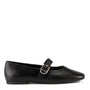 Vagabond Women's Jolin Ballet Flats in Black Leather - Getoutside Shoes