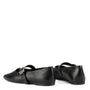 Vagabond Women's Jolin Ballet Flats in Black Leather - Getoutside Shoes