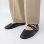 Vagabond Women's Jolin Ballet Flats in Black Leather - Getoutside Shoes