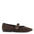 Vagabond Women's Jolin Ballet Flats in Dark Brown Suede - Getoutside Shoes