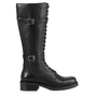 Vagabond Women's Karlie Tall Lace Boots in Black Leather - Getoutside Shoes