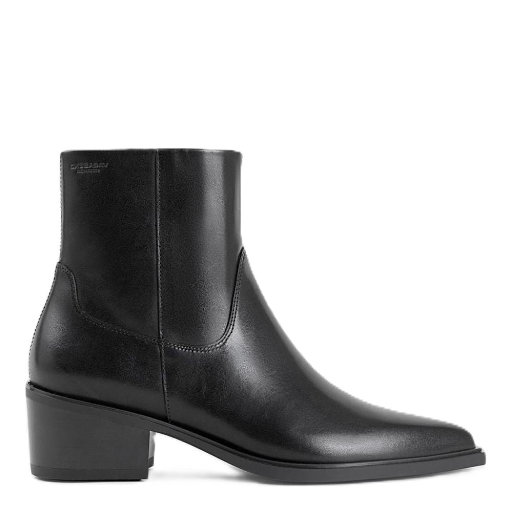 Vagabond Women's Kelsey Boots in Black Leather - Getoutside Shoes