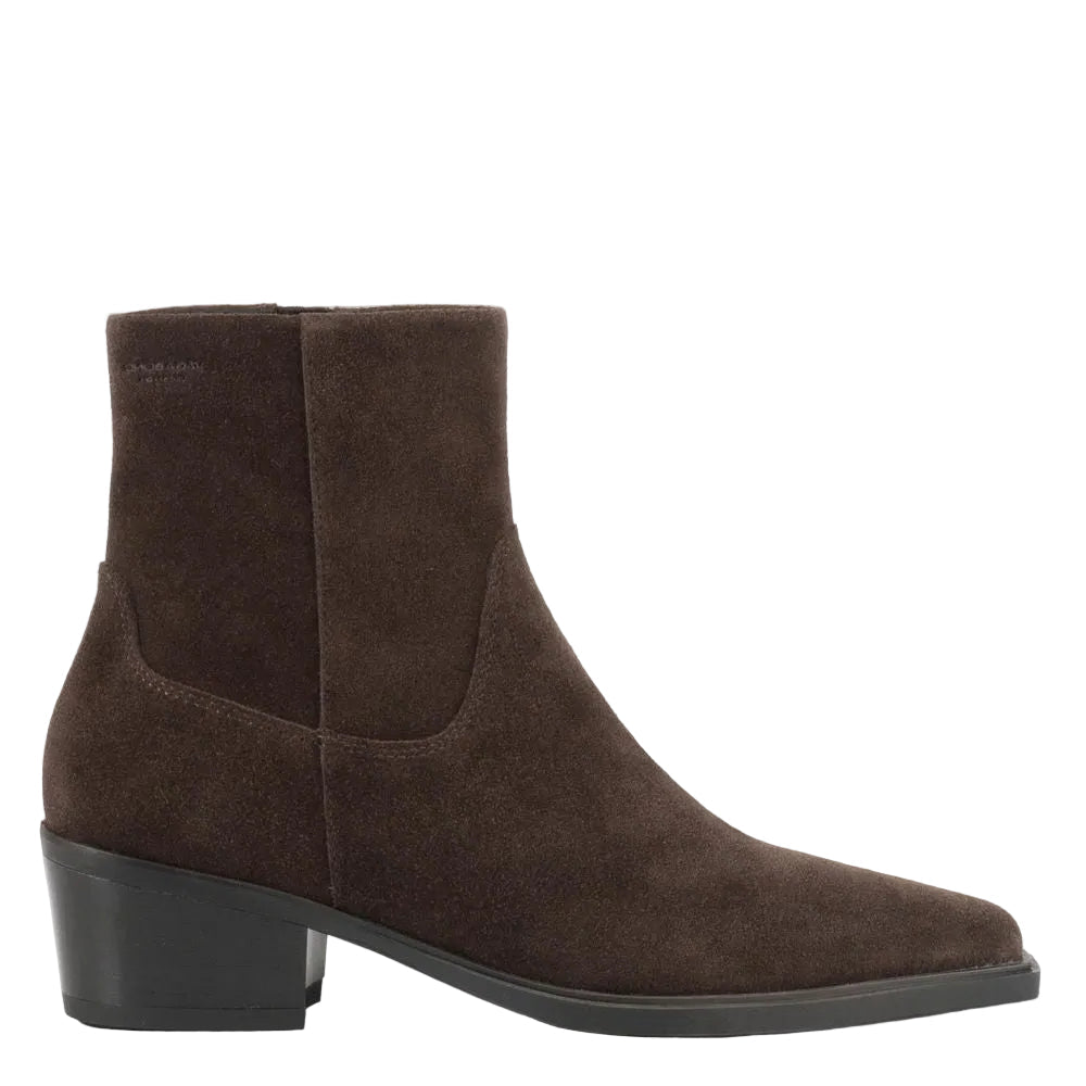 Vagabond Women's Kelsey Boots in Dark Brown Suede - Getoutside Shoes