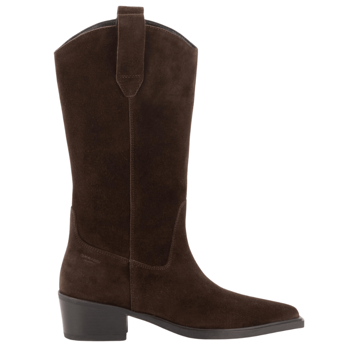 Vagabond Women's Kelsey Tall Boots in Dark Brown Suede - Getoutside Shoes