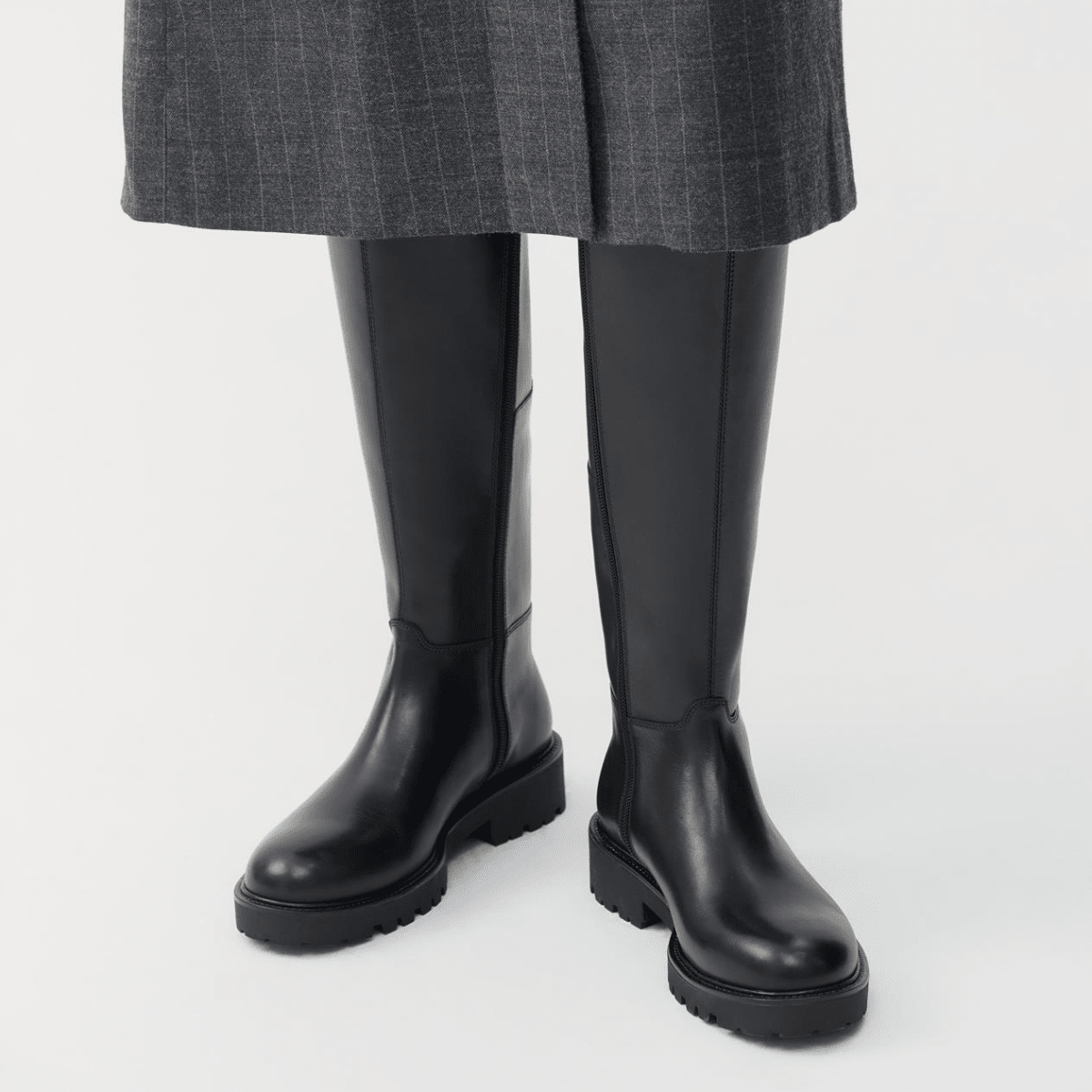 Vagabond Women's Kenova Tall Boots in Black Leather - Getoutside Shoes