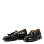 Vagabond Women's Linn Tassle Loafers in Black Leather/Hair - On - Leather - Getoutside Shoes
