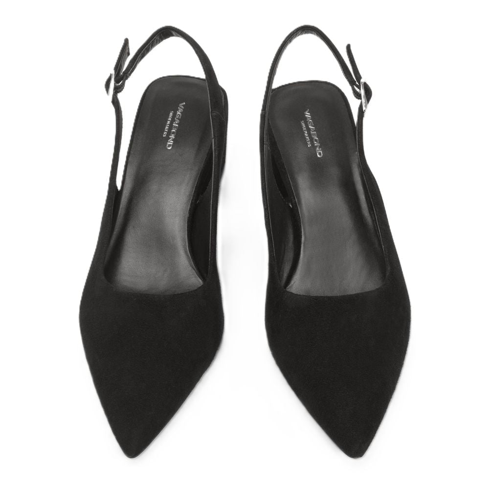 Vagabond Women's Marta Pumps in Black Suede - Getoutside Shoes