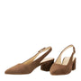 Vagabond Women's Marta Pumps in Brown Suede - Getoutside Shoes
