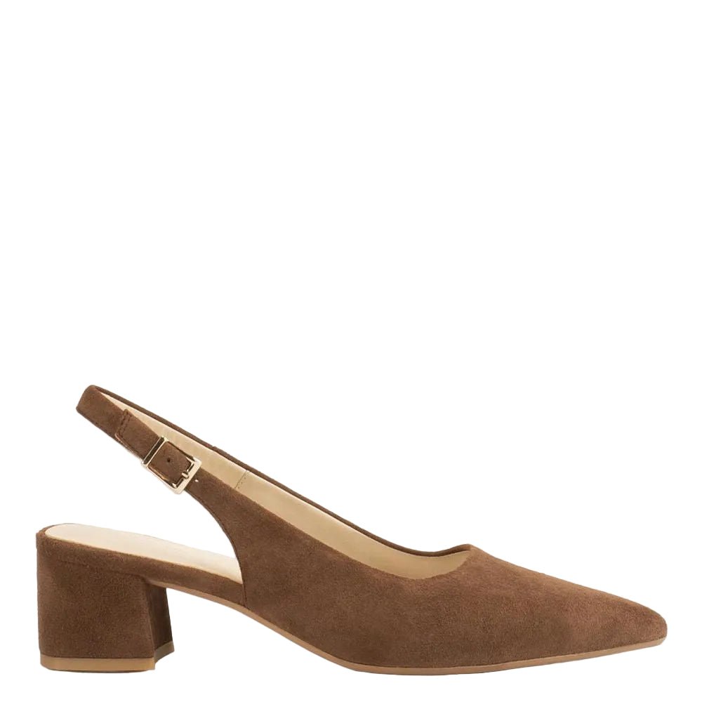 Vagabond Women's Marta Pumps in Brown Suede - Getoutside Shoes