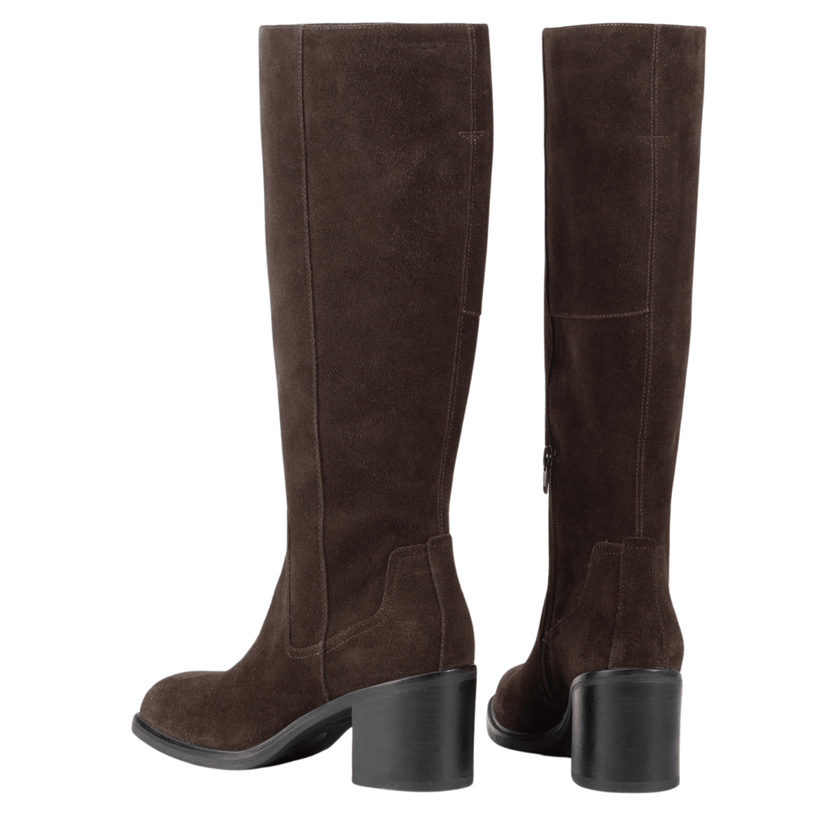 Vagabond Women's Meryl Tall Boots in Dark Brown Suede - Getoutside Shoes